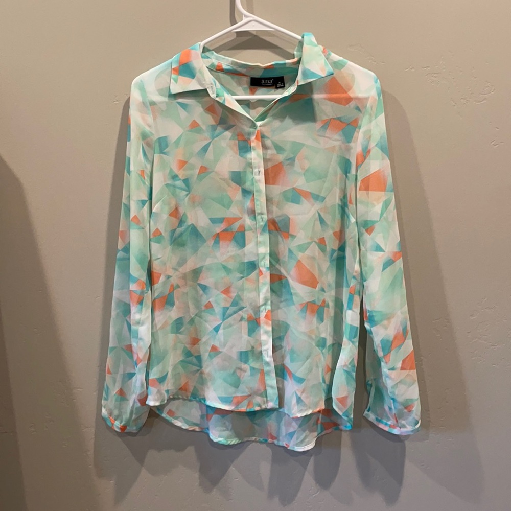 ANA Geometric Blouse